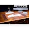 Dacasso Brown Crocodile Embossed 25.5" x 17.25" Side-Rail Desk Pad PR-2002 - alternate 3
